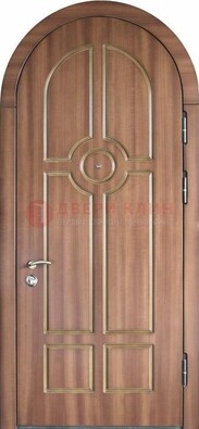 Арочная дверь с отделкой массивом ДА-35 в Ногинске