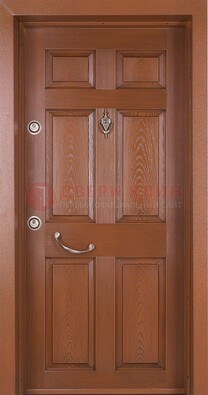Классическая входная дверь с массивом дуба ДМД-54 в Ногинске