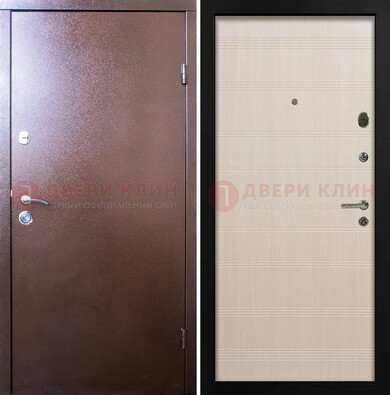 Входная дверь с порошковым покрытием и терморазрывом МДФ ДП-210 в Ногинске