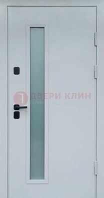Светлая железная дверь с порошковым напылением ДП-303 в Ногинске