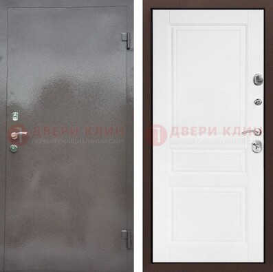 Входная стальная дверь с порошковым окрасом и МДФ внутри ДП-311 в Ногинске