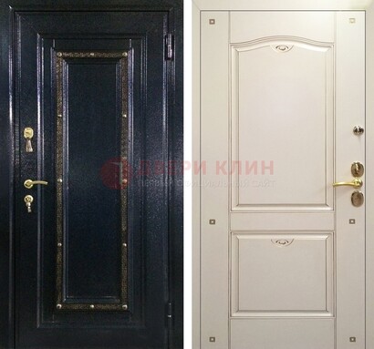 Входная дверь Дверь с золотистым декором ДПР-3 в Ногинске