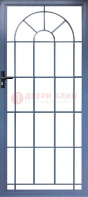 Синяя металлическая решетчатая дверь ДР-28 в Ногинске