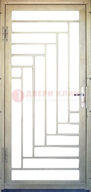Железная решетчатая дверь с узором ДР-41 в Ногинске