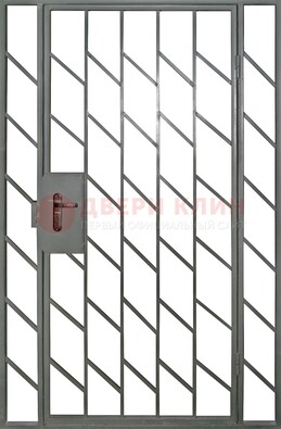 Металлическая решетчатая дверь с фрамугами ДР-48 в Ногинске