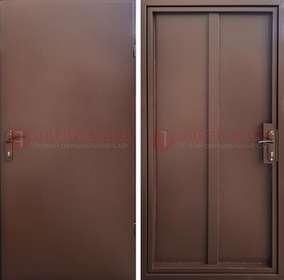 Техническая дверь с порошковым покрытием медный антик с двух сторон ДП-253 в Ногинске