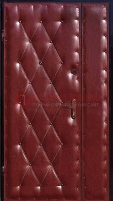 Бордовая тамбурная дверь ДТМ-25 в Ногинске