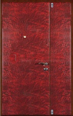 Красная тамбурная дверь ДТМ-33 в Ногинске