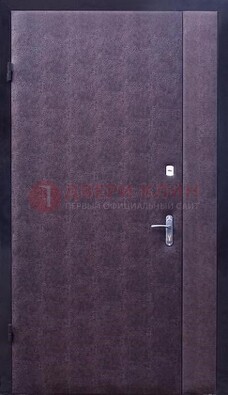 Бордовая металлическая тамбурная дверь ДТМ-3 в Ногинске