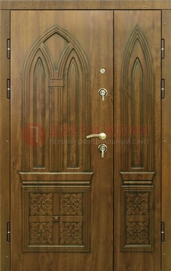Входная дверь с виноритом и узором ДВТ-181 в Ногинске
