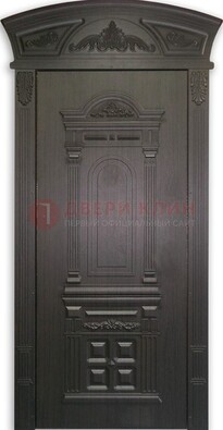 Черная стальная дверь с виноритом ДВТ-31 в Ногинске