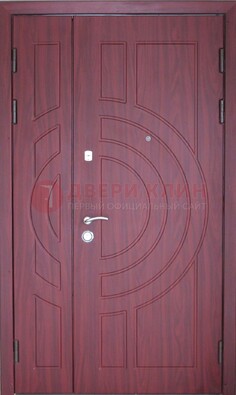 Красная железная дверь с виноритом ДВТ-3 в Ногинске