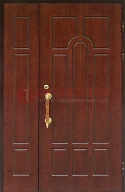 Стальная полуторная дверь для частного дома ПЛ-13 в Ногинске