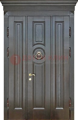 Классическая полуторная металлическая дверь МДФ ПЛ-23 в Ногинске