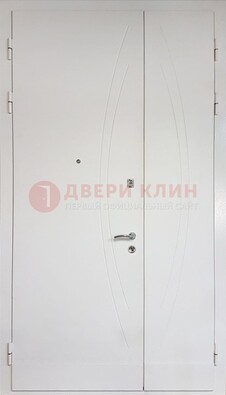 Современная полуторная стальная дверь с МДФ панелью ПЛ-25 в Ногинске